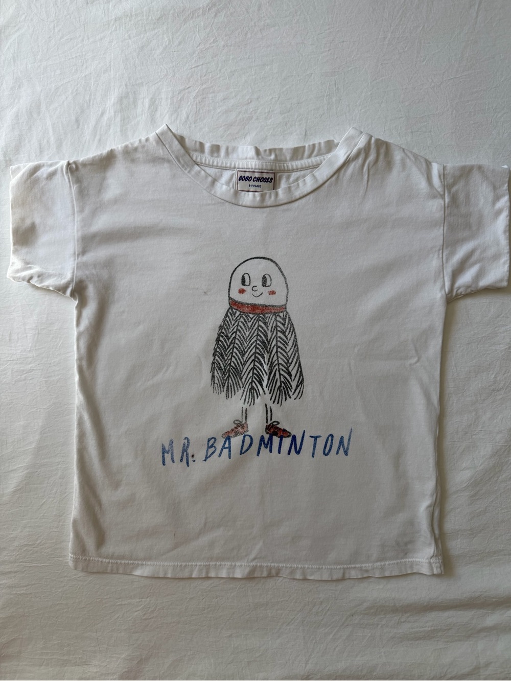 Bobo Choses Mr Badminton Graphic T-Shirt Kids 6-7Y Play Condition